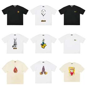 Galerie Retro Erde Feuer Brief gedruckt lässige lockere kurzärmelige T-Shirt-1833  