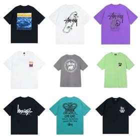 Sommer Mode Marke Stu kreative Umkehr Logo Buchstabe reine Baumwolle T-Shirt-1847  