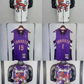 NBA US Version der Raptors Nr. 15 CARTER Trikot Nr. 1 Tracy McGrady retro Basketball Uniform-1905  
