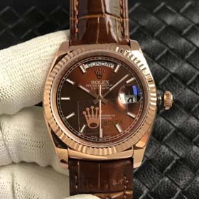 Rolex Wochenkalender Uhr Black Rock Sugar (15 Stile) -2083  