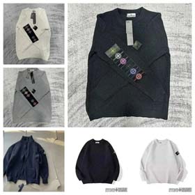 Stone Island STONE ILSAND Loose Stand Kragen Pullover beliebter Stil-2116  