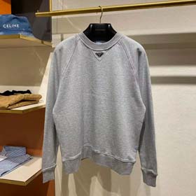 PRADA Neues Dreieck Solid Color Rundhalssweatshirt (12 Stile) -2170  