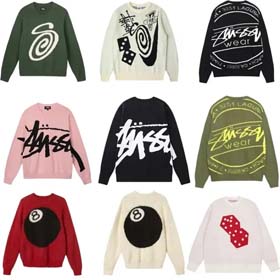 Stussy Herbst und Winter Mode Trend All-Match Pullover Strickjacke-2558  