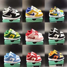 Nike dunk niedrig Neue Kinderschuhe klassische Farbe passende Spitze-up Serie Kinderschuhe-2713  