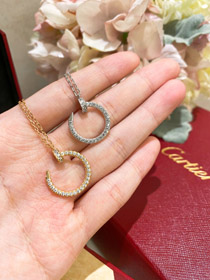 Cartier Nagel Diamant Halskette-3590  