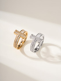 Tiffany Diamant weißer Steinring-3600  