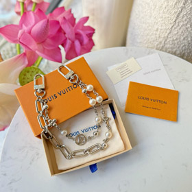 Louis Vuitton LV Perlen Tasche Kette Anhänger-3648  