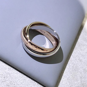 Cartier Drei-Ring Dreifarbige Ring-3785  