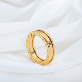 Bulgari Lünette Buchstabe einzelnen Ring diamantfreien Ring-4009  