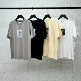 C.P.Company Rundhalspullover mit geradem Kurzarm T-Shirt-2808  