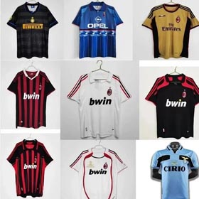 Klassisches Retro Club Spieler Fan Fußball Trikot-1213