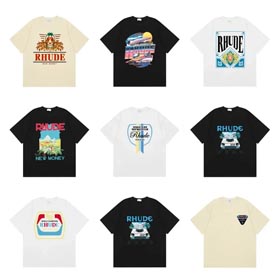 RHUDE Mode T-Shirts Shirts-1241