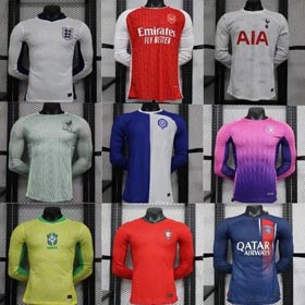 Premier League neuer Spieler Langärmel Fußball Trikot-1605
