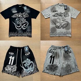 Mode kurzärmelige Shorts Anzug-1636