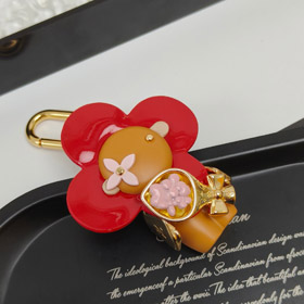 Louis Vuitton LV Blumenmuster Valentinstag Schlüsselanhänger-3550