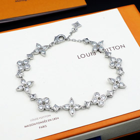 Louis Vuitton LV eingelegte Zirkon Blumen Hohlband-3572