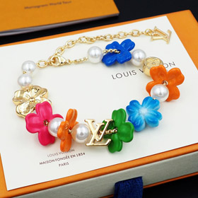 Louis Vuitton LV Blumen und Glasperlen Armband-3965  
