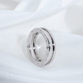 Bulgari Lünette Buchstabe einzelnen Ring diamantfreien Ring-4026