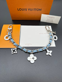 Louis Vuitton LV Vier-Blatt Kleefel Metall Kette Schnalle Silber Schnalle Taille Kette Tasche Kette