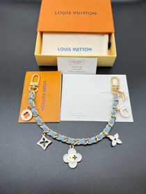 Louis Vuitton LV Metallkette Blumen Taille Kette Vier-Blatt Kleefer Tasche Kette Anhänger-4051  