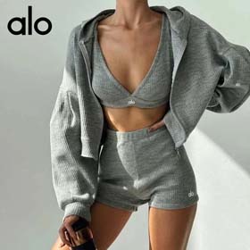 ALO Neue dreiteilige Outdoor-Sportarten laufen Schlinge Fitnessanzug-2567