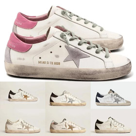 Golden Goose Leder Low-Top Spitze-up Mode Sneakers alte Version-2913  
