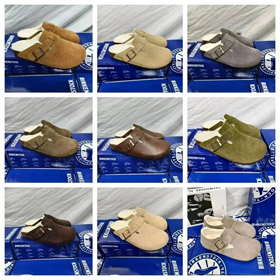 Birkenstock Boston weiches Fußbett bequeme geschlossene Zehen Pantoffeln-2955  