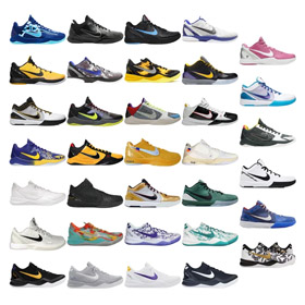 Nike Zoom Kobe 5 Kampfbeständige Leichtgewicht Low-Top Basketballschuhe-2969  