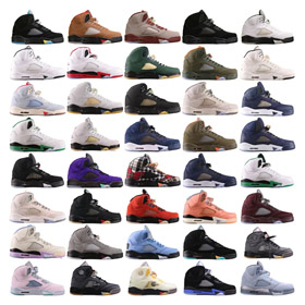 Jordan Air Jordan 5 Öl grau 3m Leder Mid-Top Retro Basketballschuhe-2988  