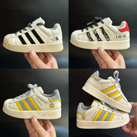 Adidas Originals SUPERSTAR Shell Zehe Low-Top Kinderschuhe-4143  